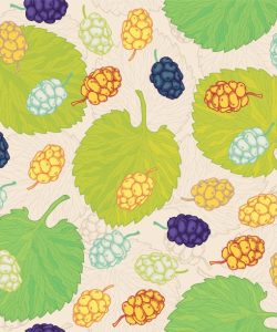 Mulberry Leaves and Berries